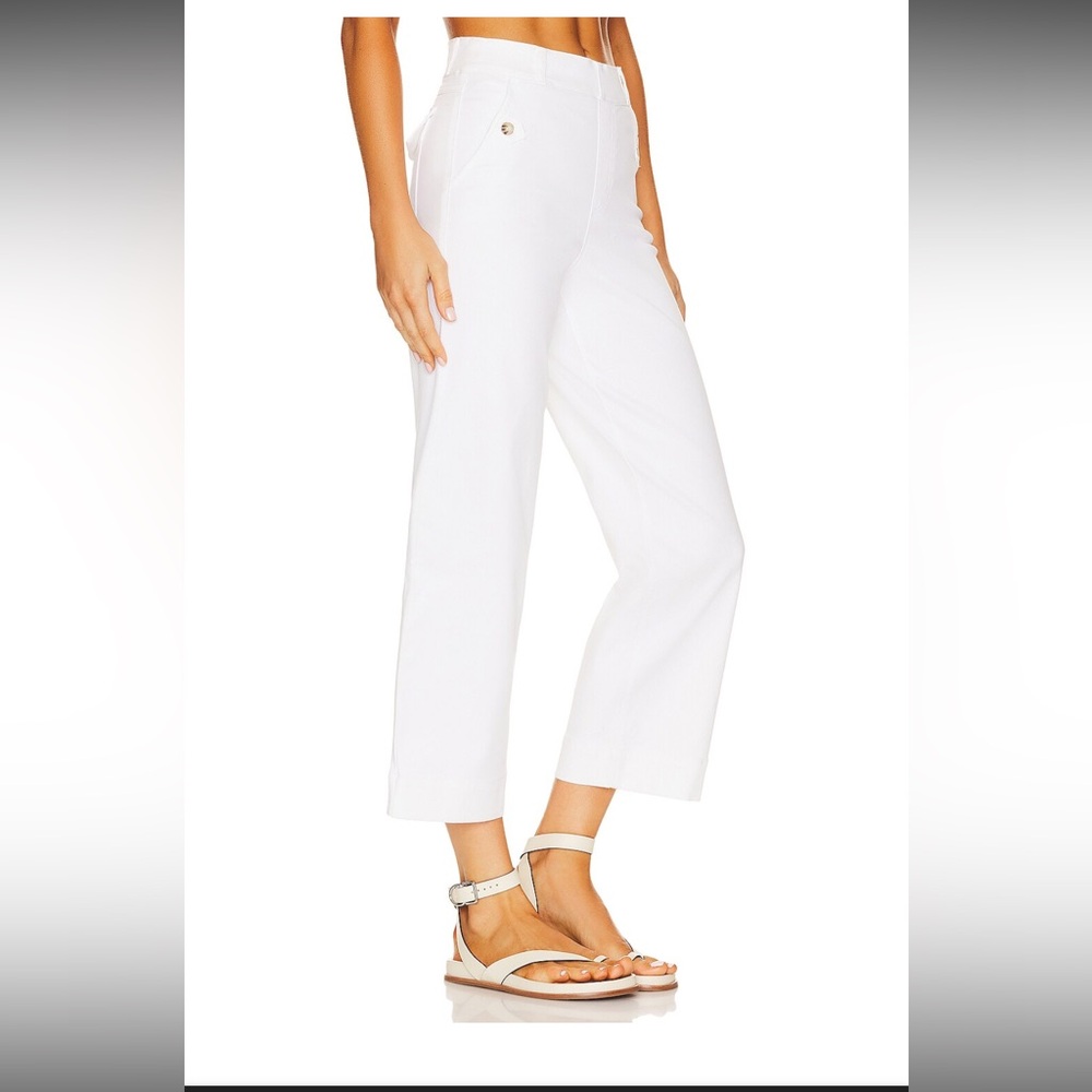 Spanx Stretch Twill Cropped Wide Leg Pants